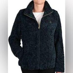 Pendleton Fuzzy Dark Blue Jacket Sz S